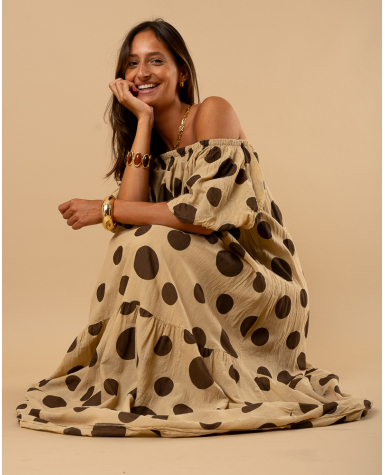 Robe épaules pois Robe épaules pois