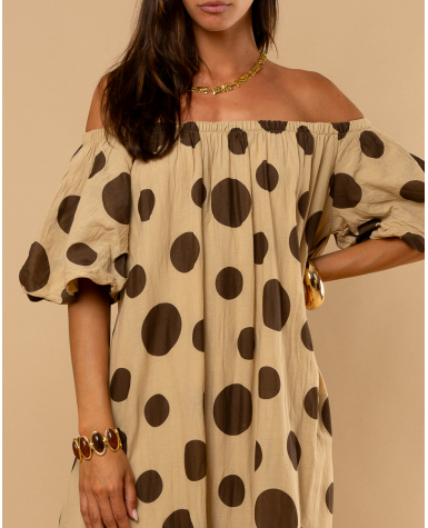 Robe épaules pois Robe épaules pois