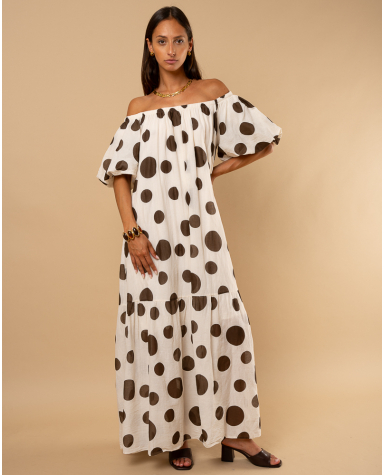 Robe épaules pois Robe épaules pois