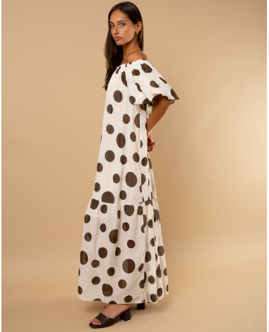 Robe épaules pois Robe épaules pois