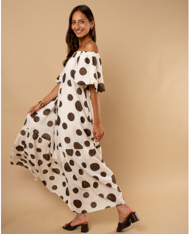 Robe épaules pois Robe épaules pois