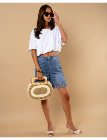 Short dentelle
