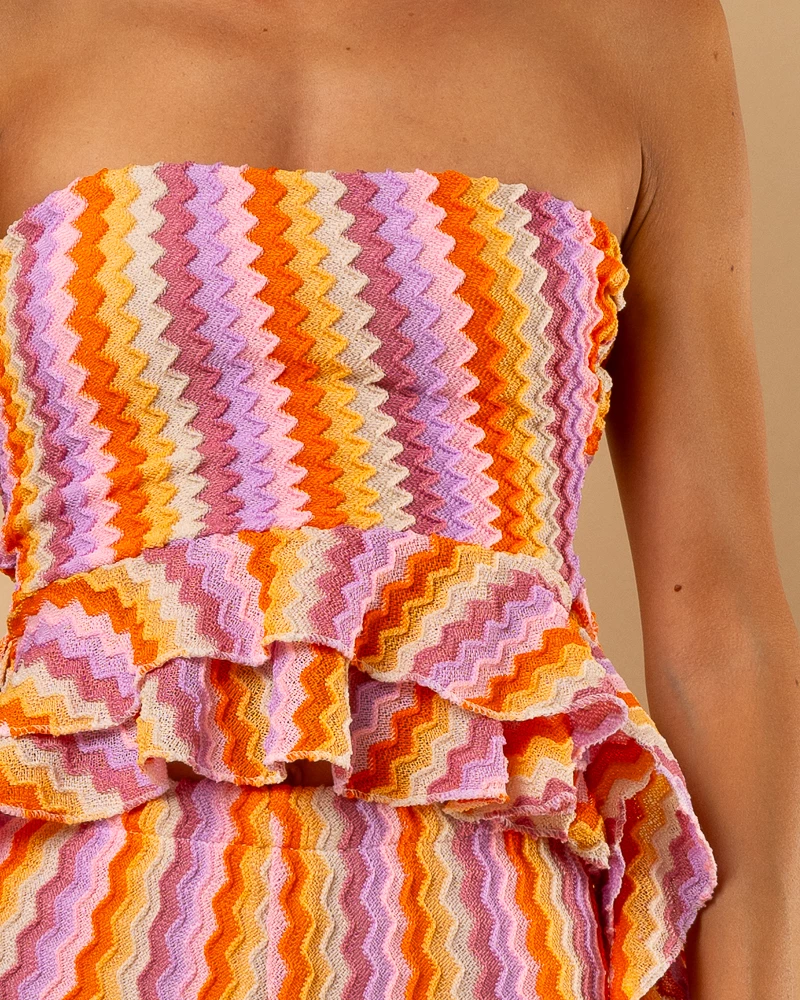 Top multicolore