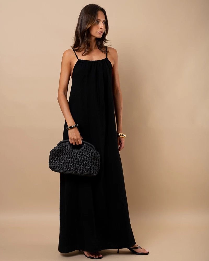 Robe longue gaze