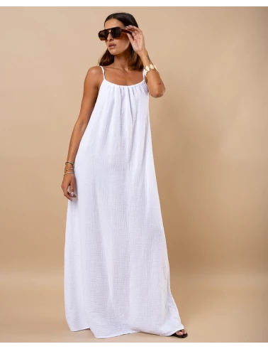 Robe longue gaze
