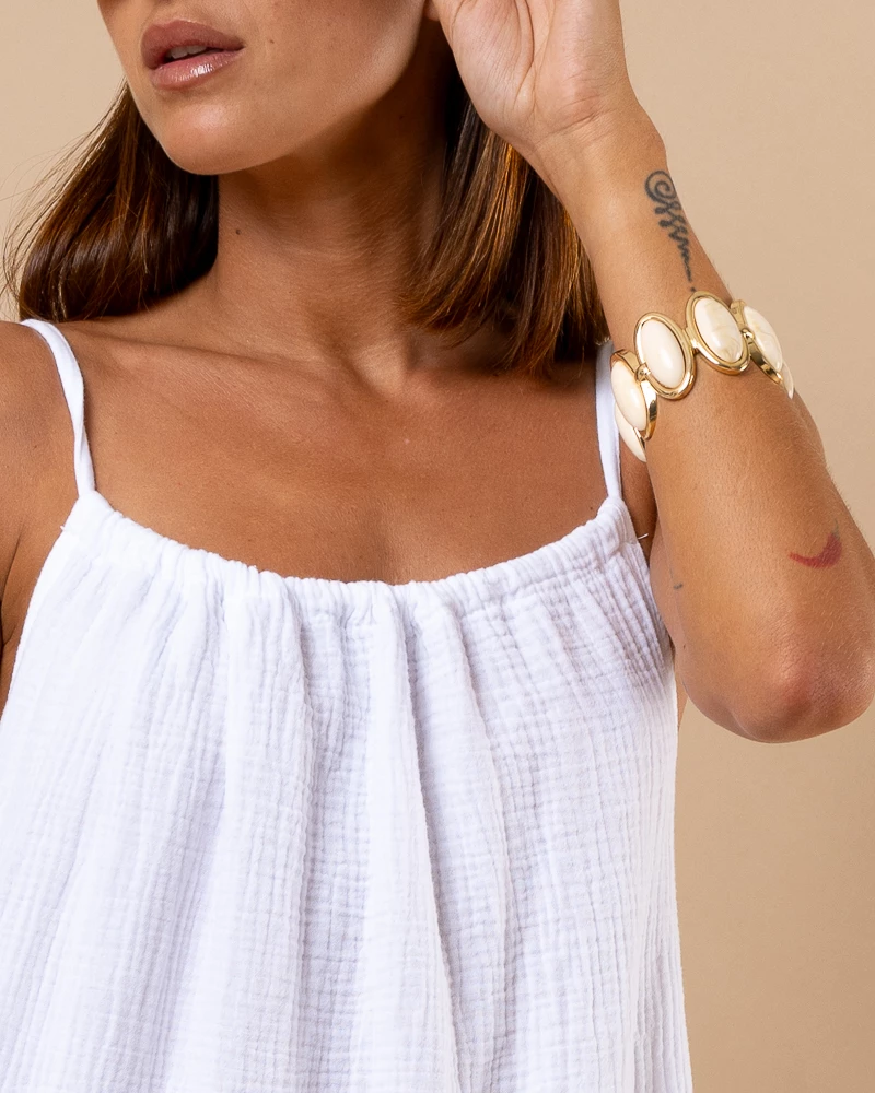 Robe longue gaze
