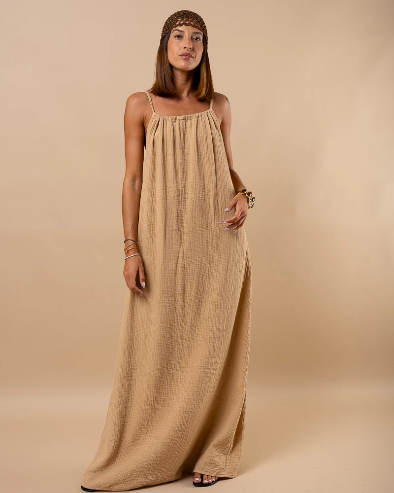 Robe longue gaze