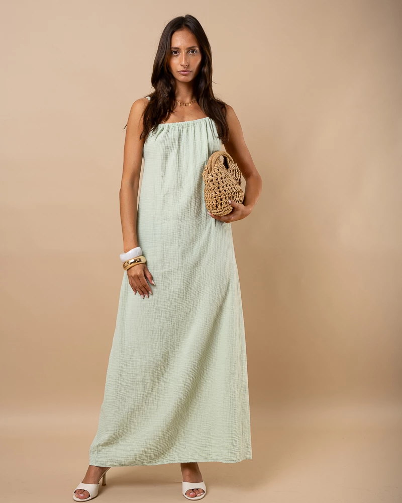 Robe longue gaze
