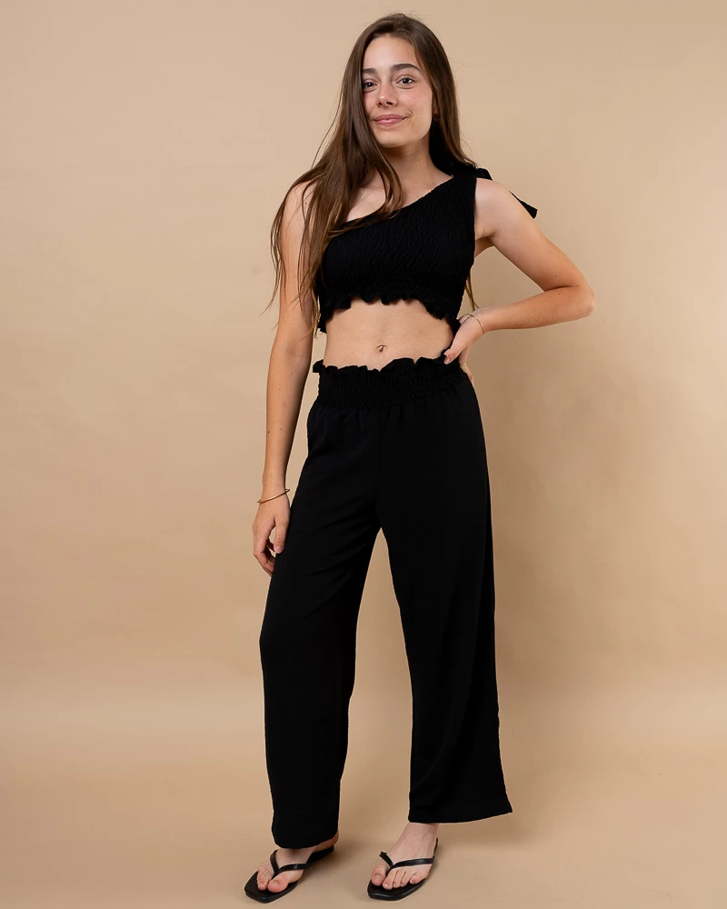 Pantalon taille élastique