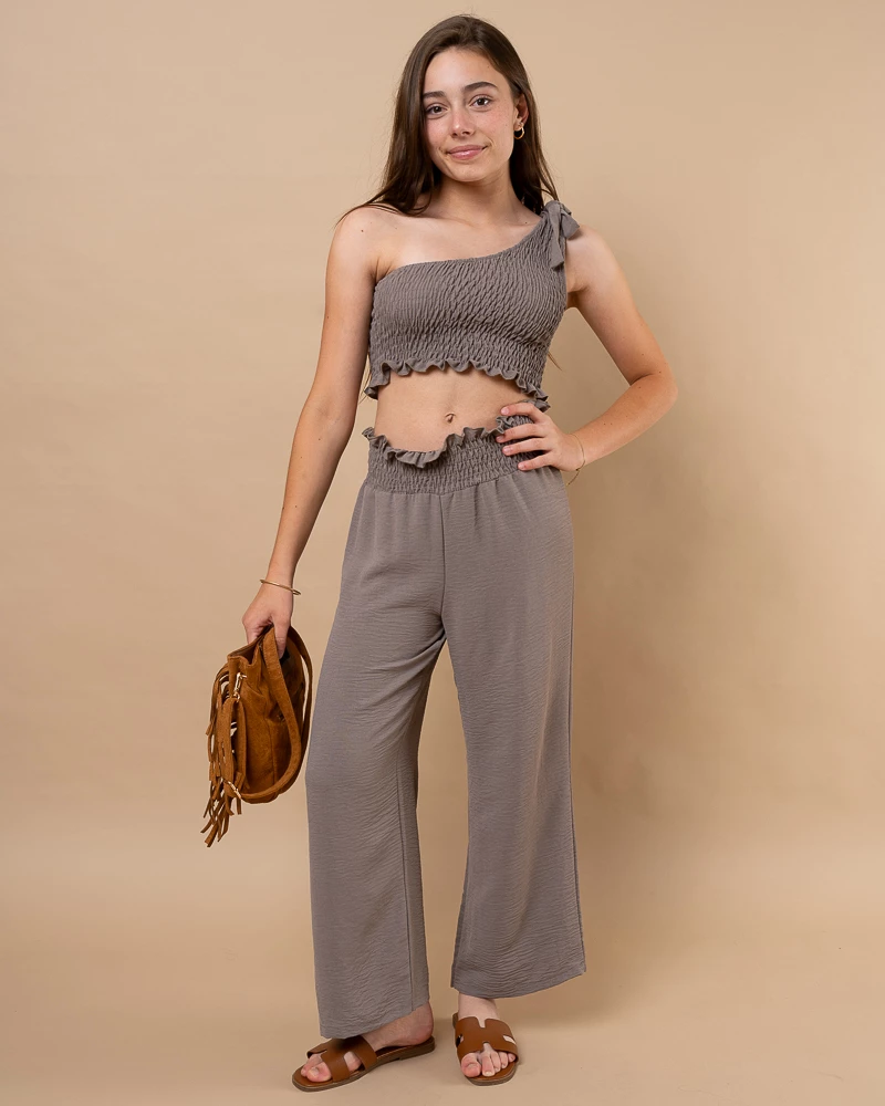 Pantalon taille élastique